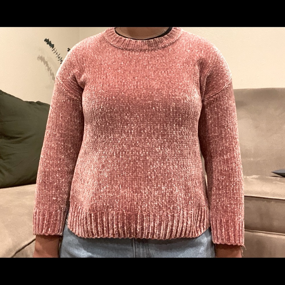 nice velvet sweater